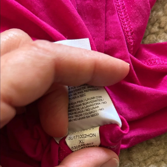 Nike Fuchsia Athlete Tank Top - Picture 3 of 3